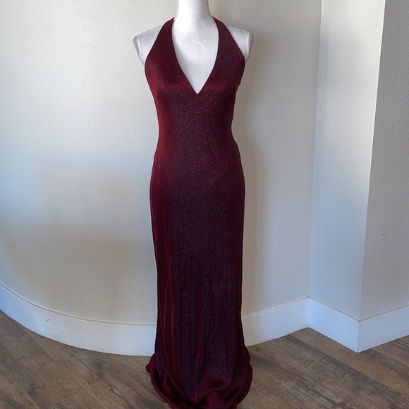 Dresses & Skirts - Red Halter Gown
